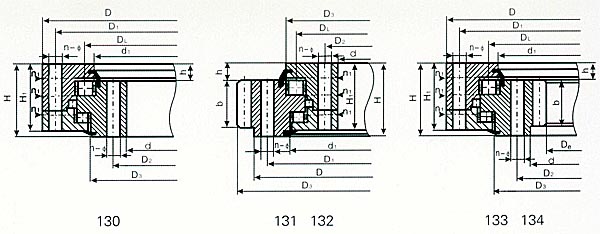 Cross Cylindrical Roller Slewing Bearing